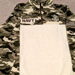 Navy Midshipmen 1/4 zip pullover